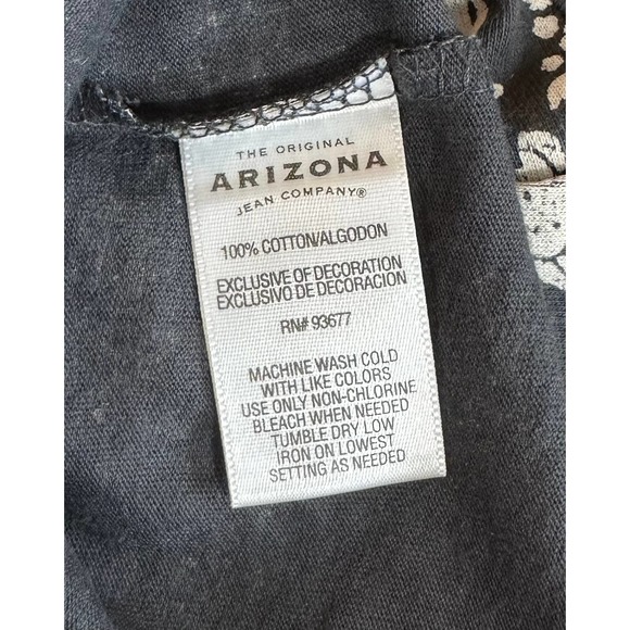 NWT, Arizona Jean Company Girl’s Medium 10/12 Capped Sleeve Tee - Picture 8 of 8